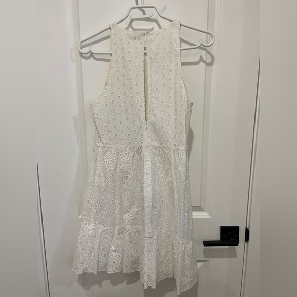 Aritzia white eyelet mini dress size S - Picture 3 of 4